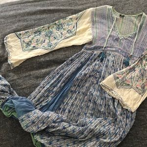 ✌️ Flow-y Cotton Midi Dress from the 1980’s